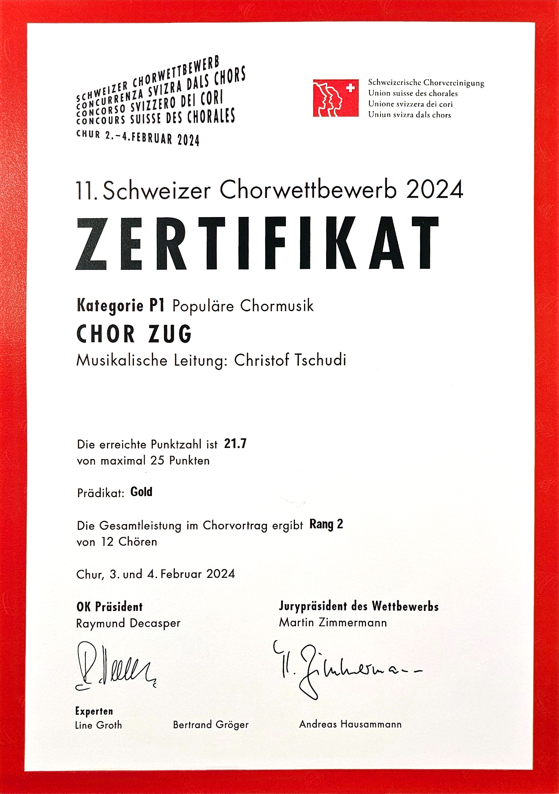 (c) Chorzug.ch